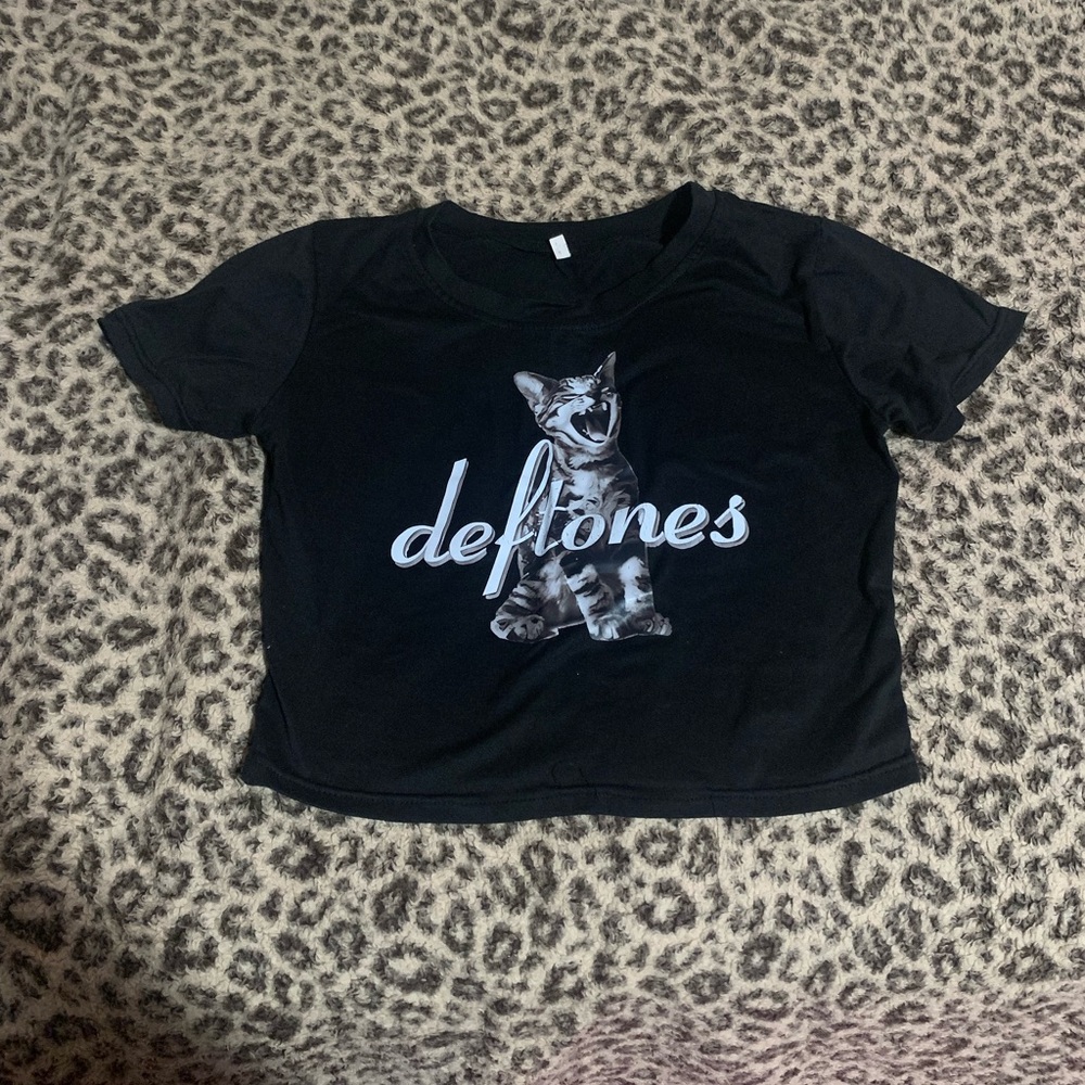 Deftones graphic baby tee